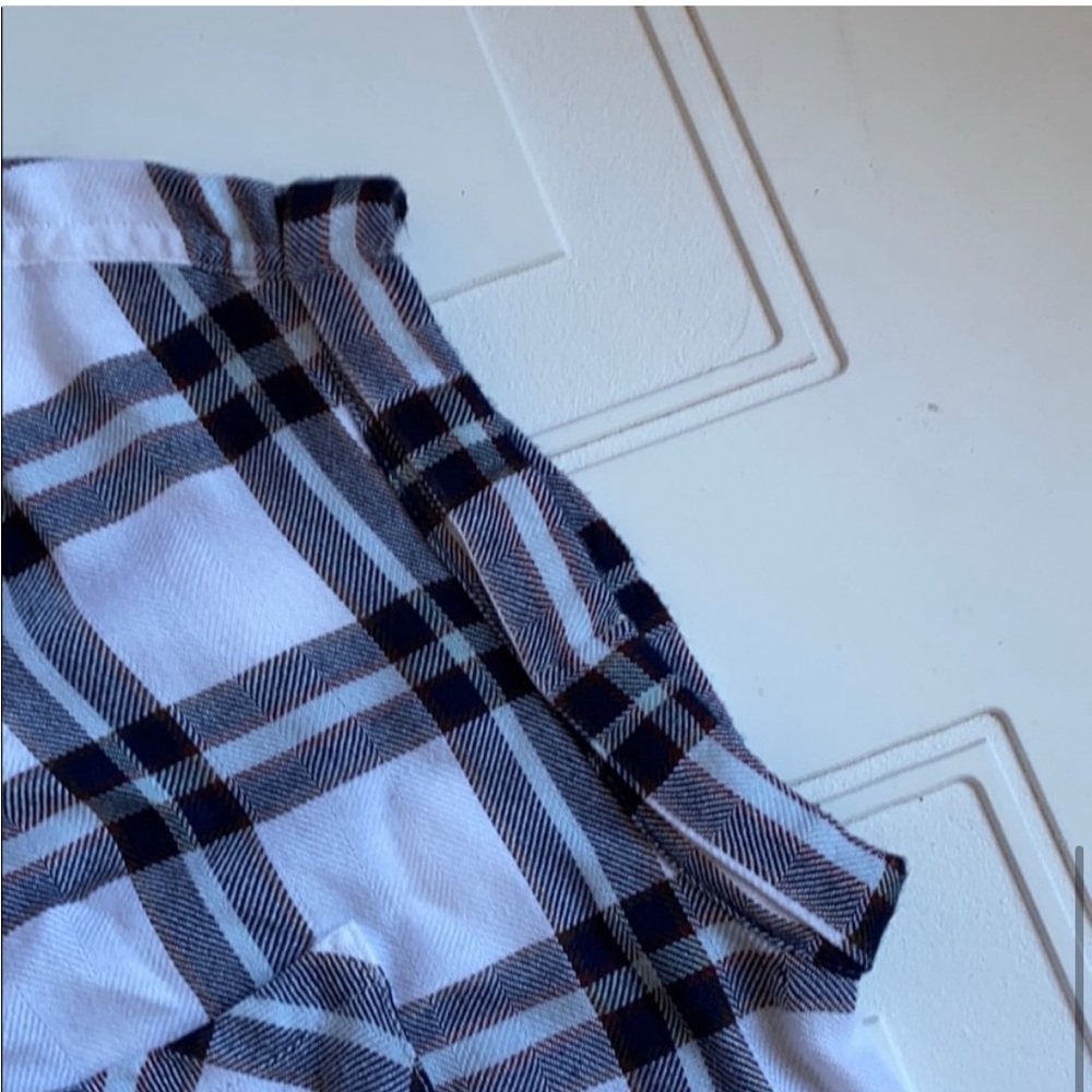 Rails Britt Short Sleeve Button Down Plaid Top Size XS - Picture 7 of 9